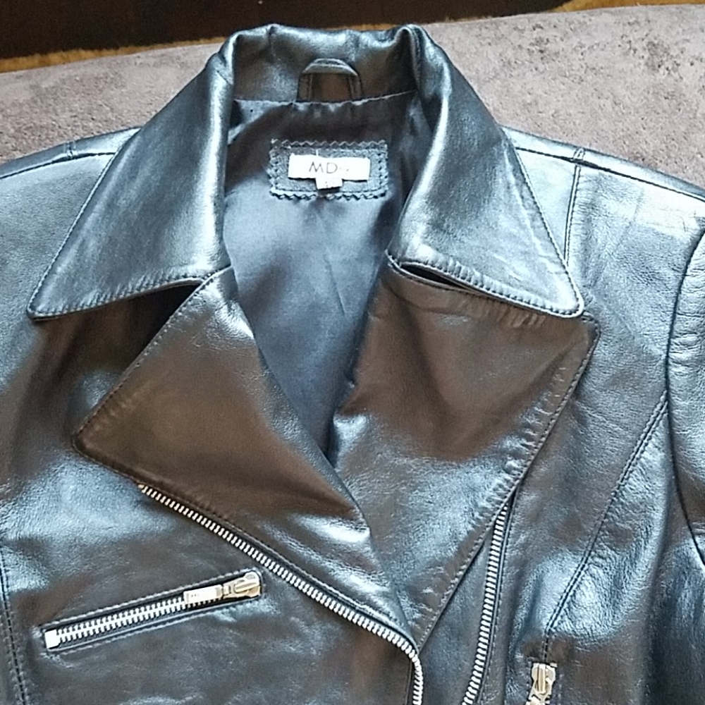 Black Leather Jacket - Picture 6 of 12